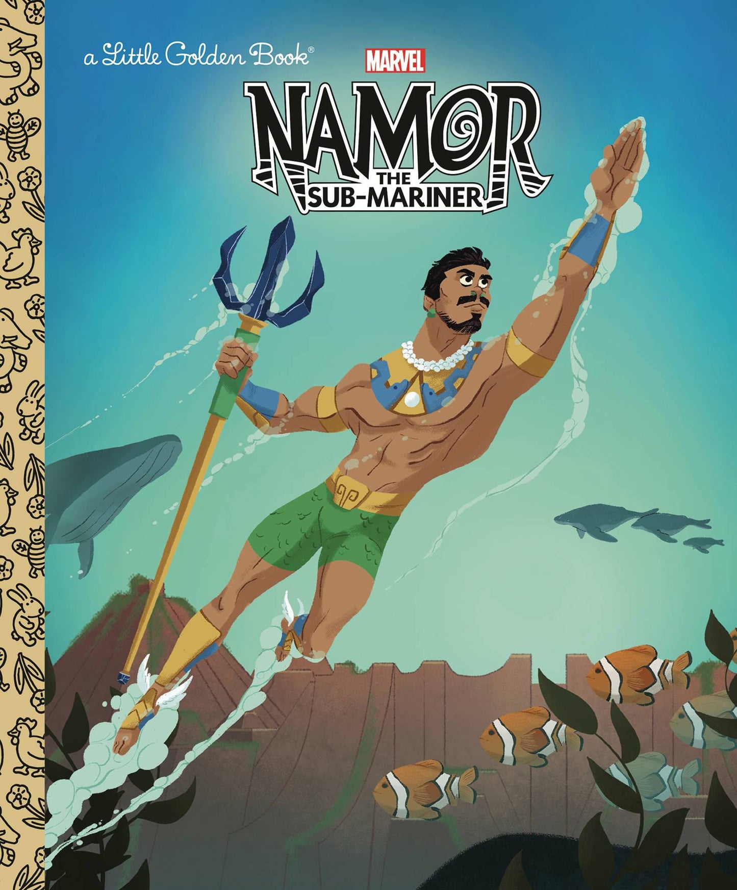 Little Golden Book Marvel Namor The Submariner