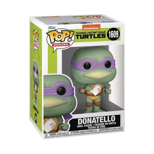 Pop Movies Teenage Mutant Ninja Turtles 1990 Donatello w/Napkin Vinyl Figure