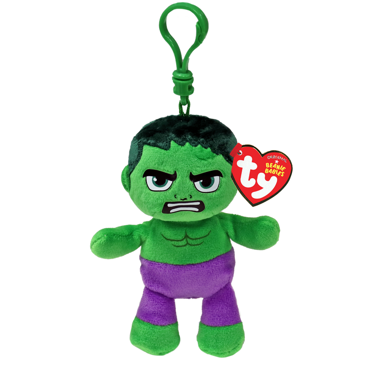 Ty Hulk Floppy 5" Beanie Boo Clip