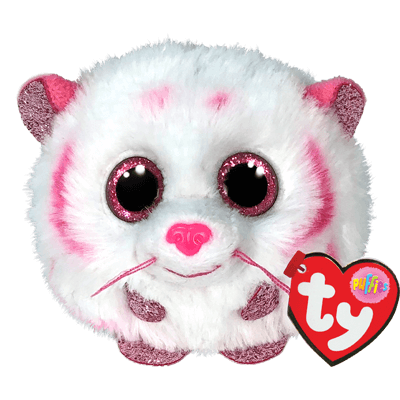 Tabor Puffies Pink and White Tiger