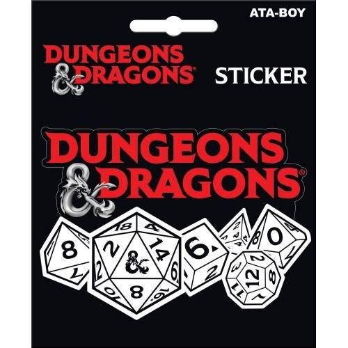 D&D Logo & Dice Sticker