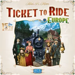 Ticket To Ride Europe 15th Anniversary Ed