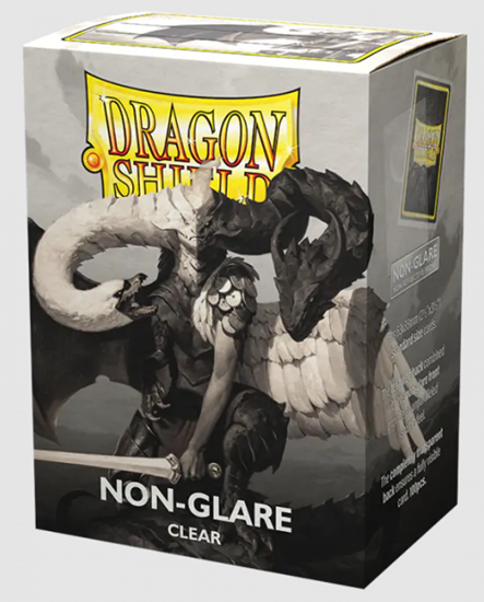 Dragon Shield Sleeves Matte Non-Glare Clear 100ct