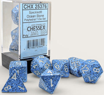 Speckled Ocean Stone 7pc Dice Set