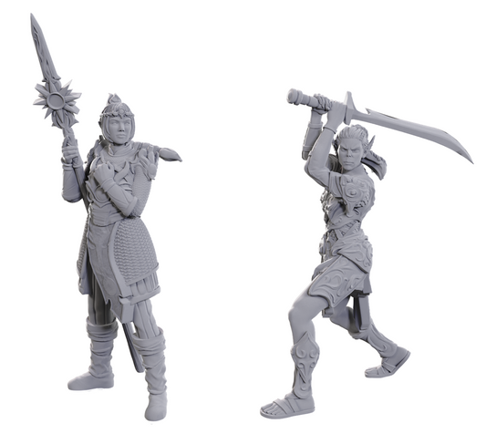 D&D Unpainted Lae'zel & Shadowheart (Baldur's Gate 3)