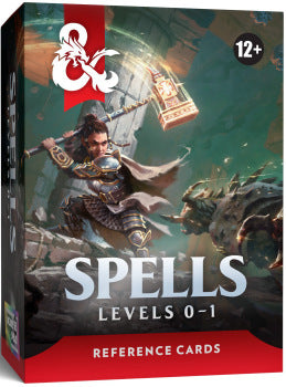 D&D Reference Cards: Spells Level 0-1