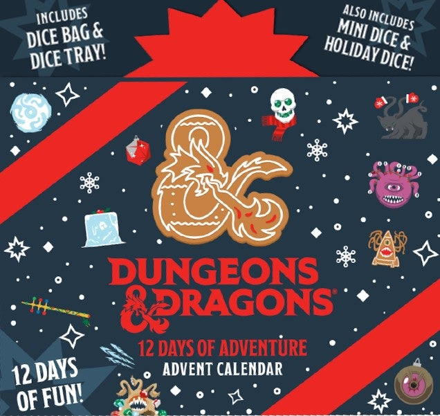 D&D Advent 12 Dice of Adventure Calendar