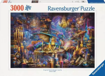 Dragon's Library 3000 Piece Puzzle