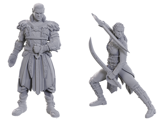 D&D Unpainted Jaheira & Halsin (Baldur's Gate 3)