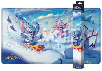Lorcana Playmat Snowboarding Stitch
