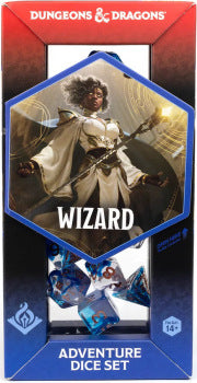 D&D Adventure Dice: Wizard - Blue 17pc Set