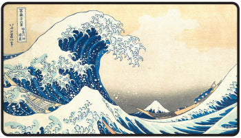 Great Wave Off Kanagawa Black Stitch Playmat