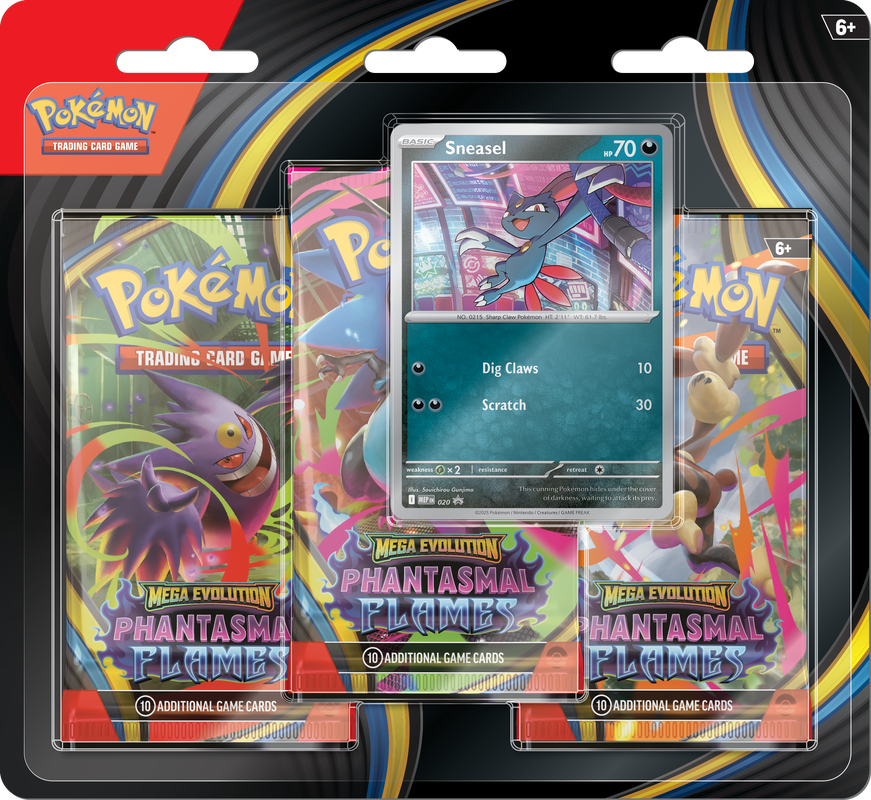 Pokemon ME02 Phantasmal Flames 3pk