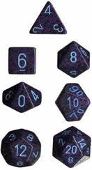 Speckled Cobalt 7pc Dice Set