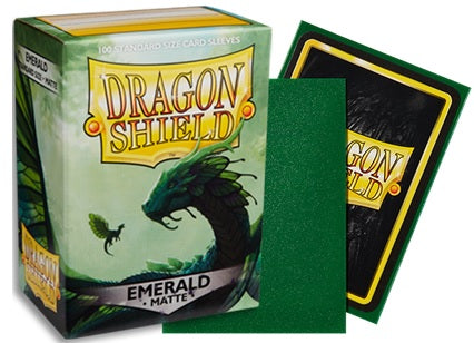 Dragon Shield Sleeves Matte Emerald 100ct
