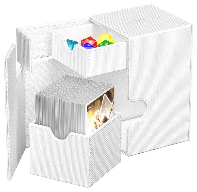 Ultimate Guard Xenoskin Flip'n'Tray 100+ (White) Deckbox