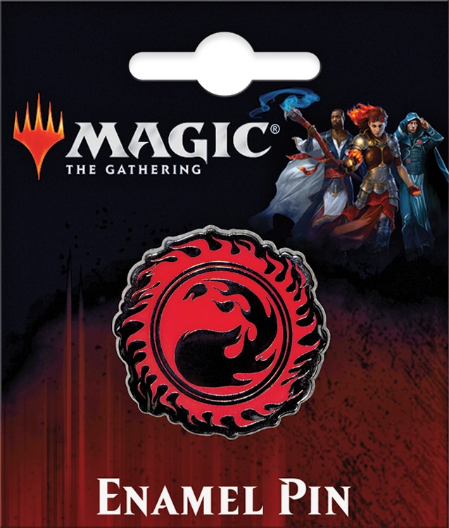 Magic The Gathering Enamel Pin Red Mana