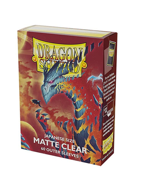 Dragon Shield Clear Japanese Size Matte Outer Sleeves (60ct)