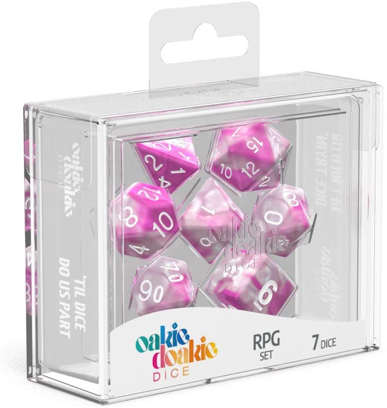 Dice Set 7-Piece Gemidice Magnolia