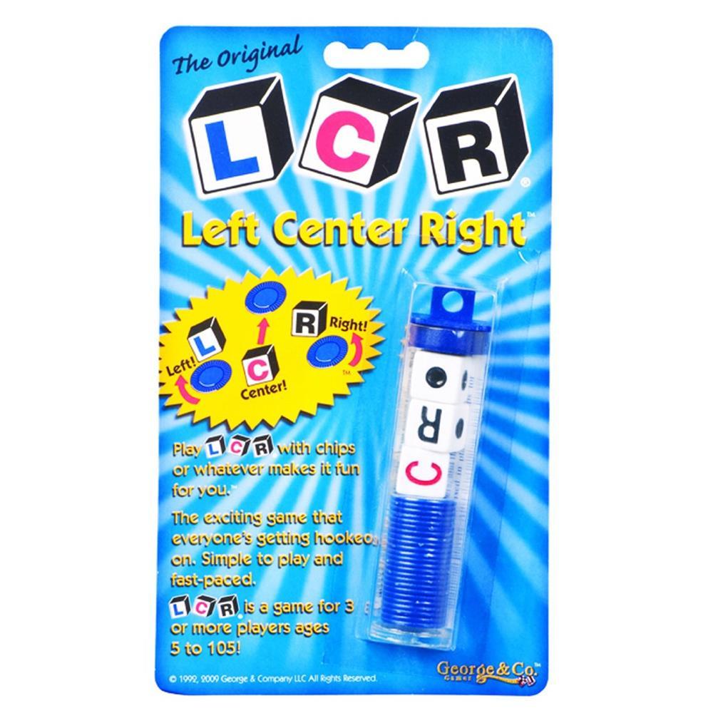 LCR Left Center Right Game Tube