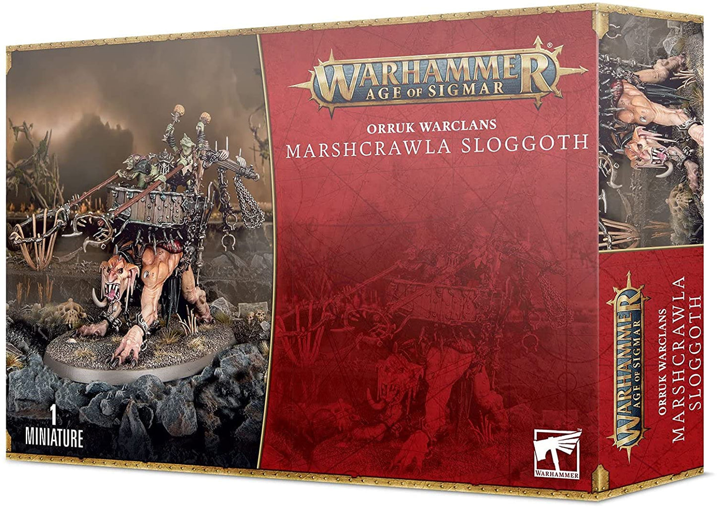 Age of Sigmar Orruk Warclans Marshcrawla Sloggoth