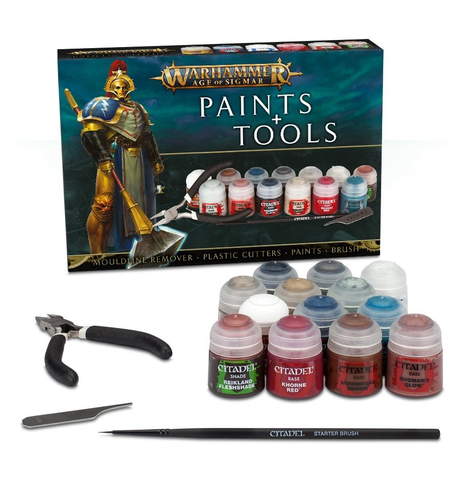 Age of Sigmar Paints And Tools