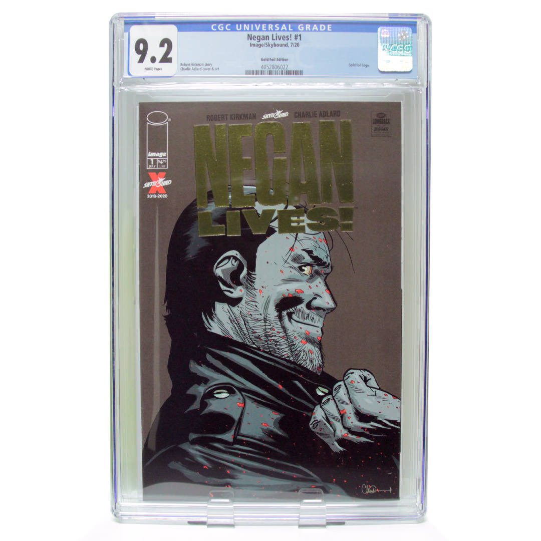 Negan Lives! #1 7/20 Image/Skybound Gold Foil Edition (CGC Graded)