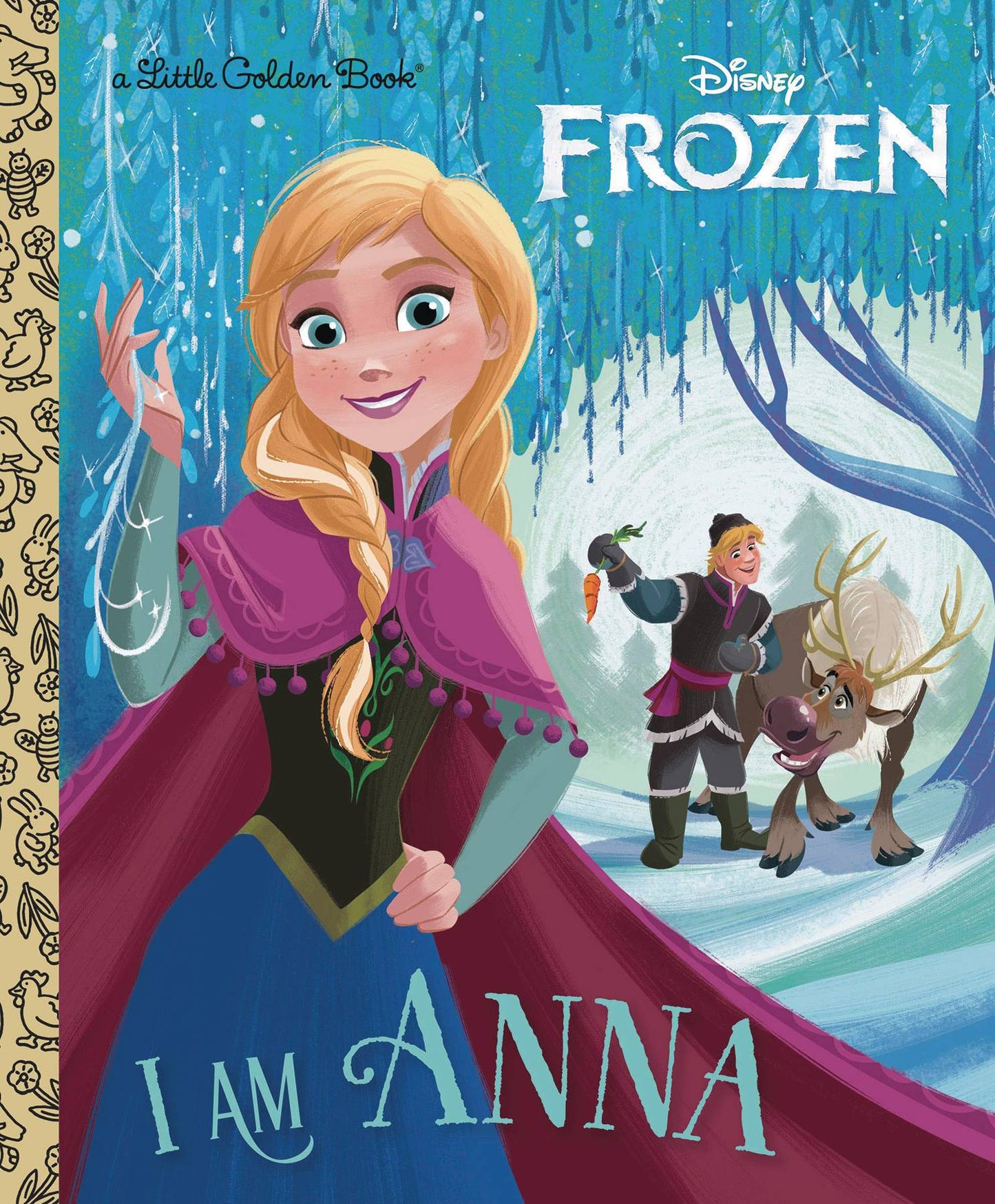 Little Golden Book Disney Frozen I Am Anna