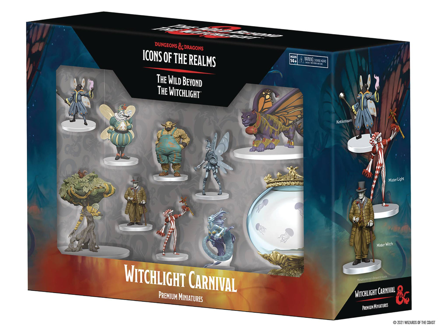 D&D Icons of The Realms The Wild Beyond The Witchlight Carnival Miniatures Set