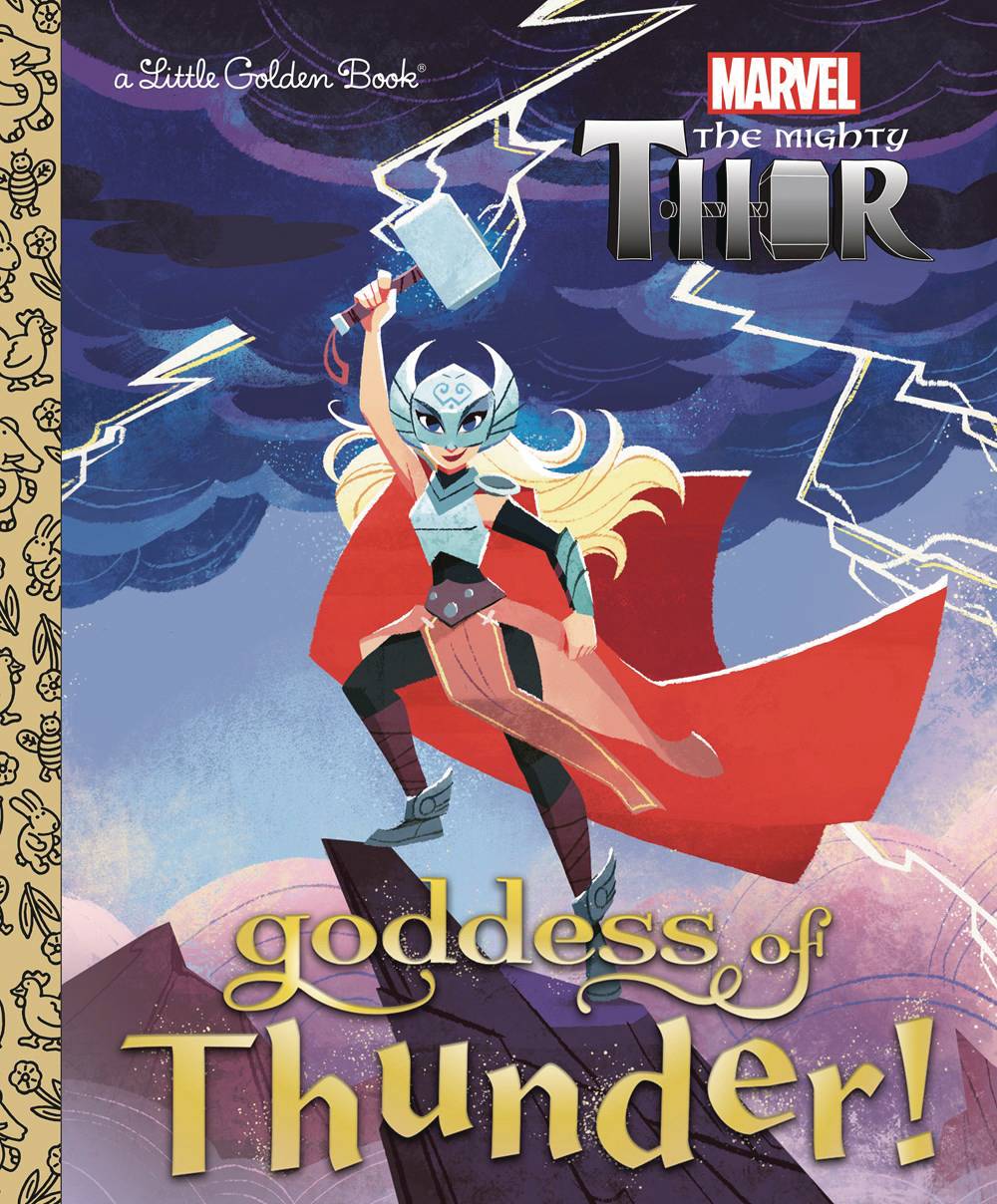 Little Golden Book Marvel Thor Goddess Of Thunder