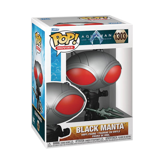 Pop Movies Aquaman and the Lost Kingdom Black Manta with Trident Vinyl Figure