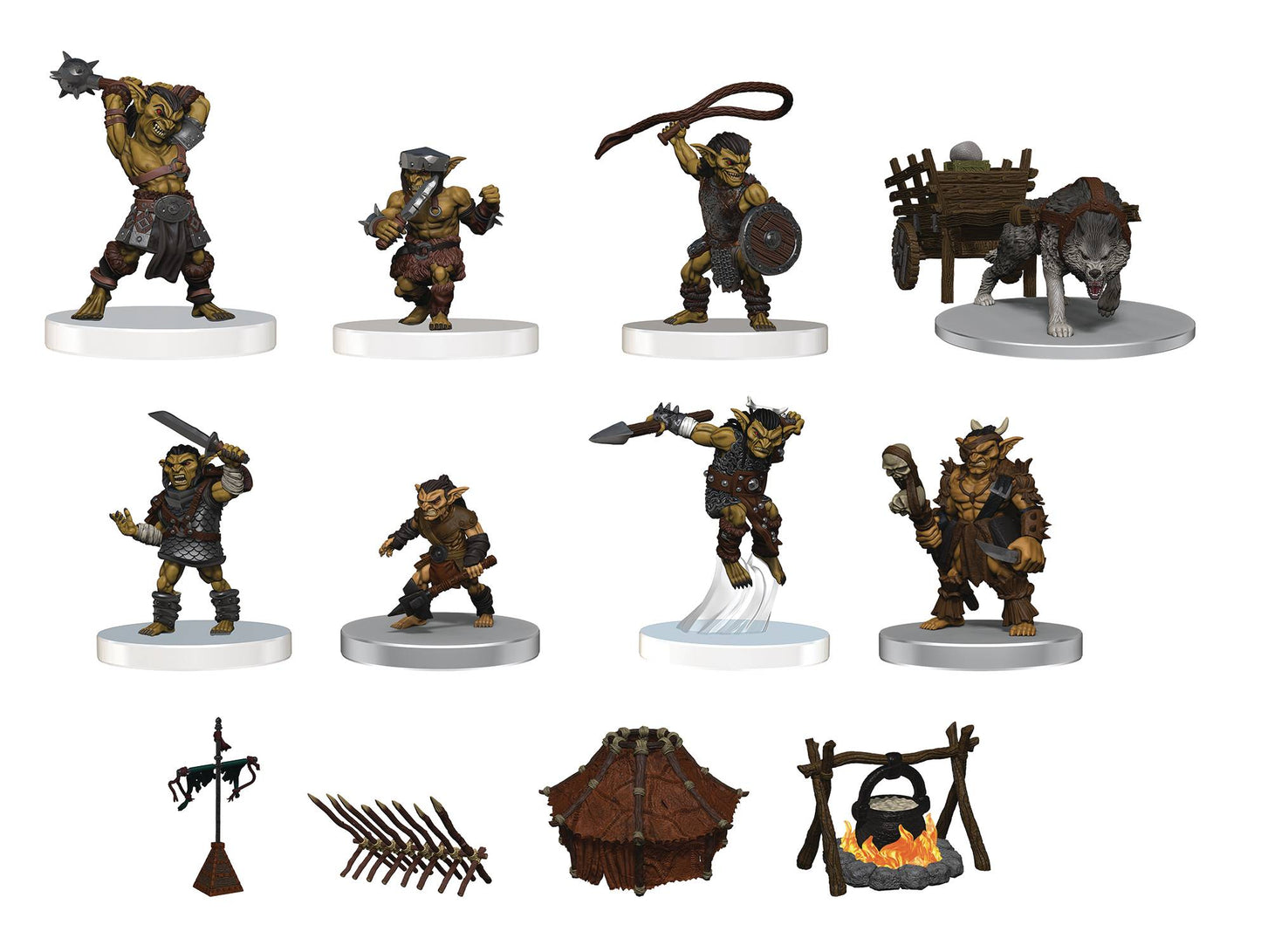D&D Icons of the Realms Adventure-in-a-Box Goblin Camp Miniatures