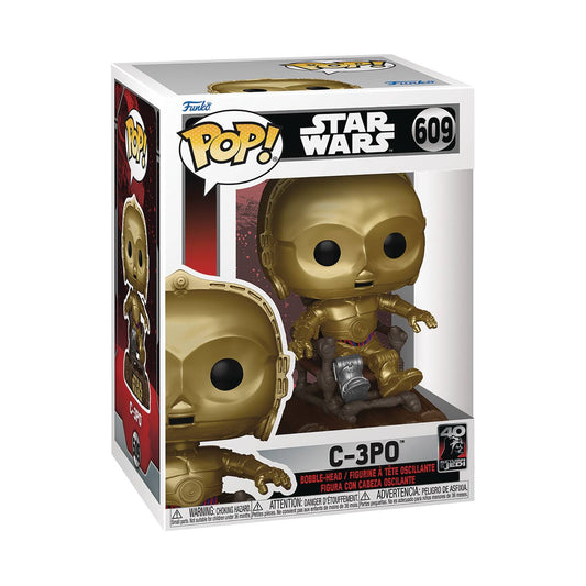 Pop Star Wars Return of the Jedi 40th Anniversary C3PO in Chair Vinyl Figure