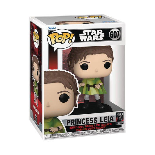 Pop Star Wars Return Of The Jedi 40th Anniversary Princess Leia Vinyl Figure