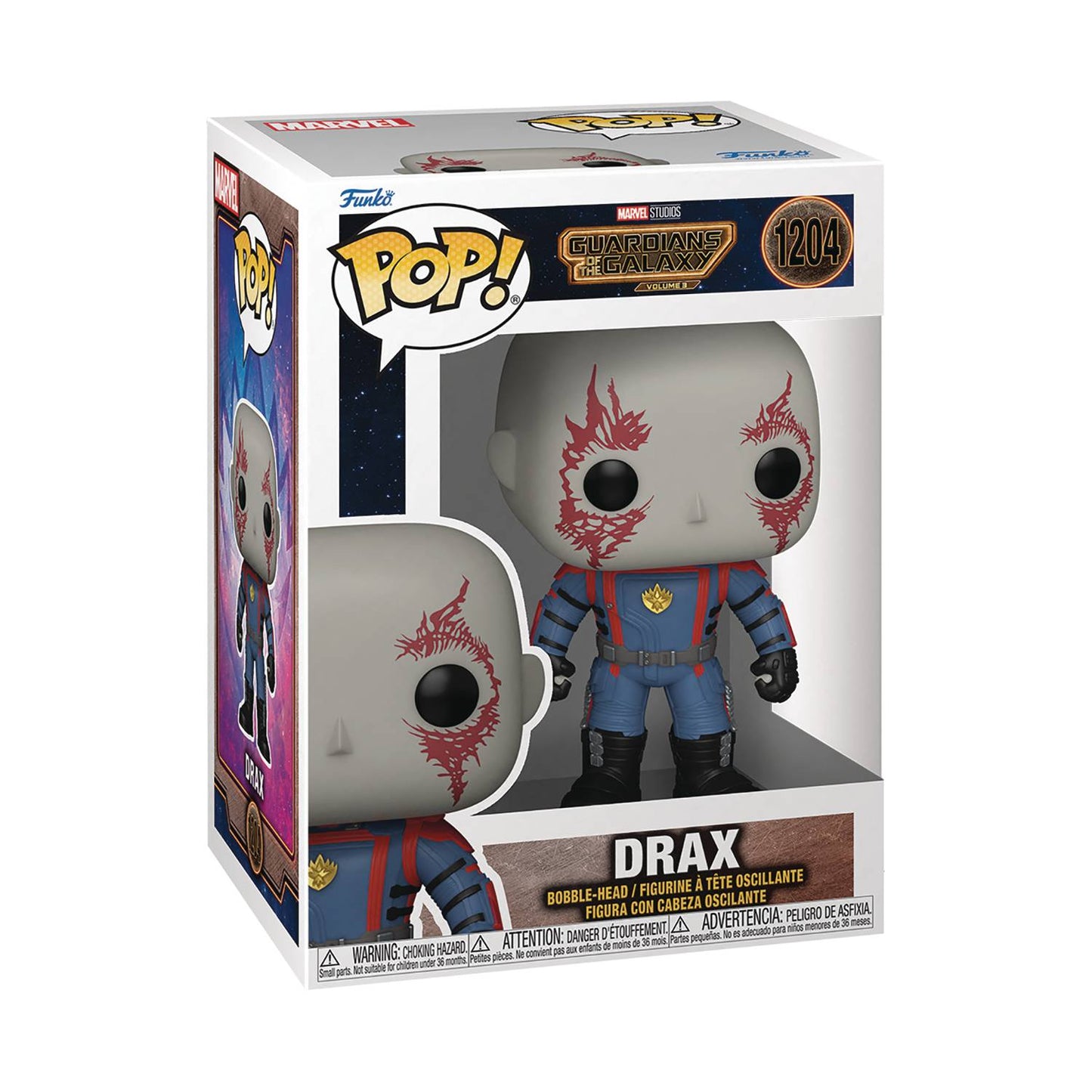 Pop Marvel Guardians of the Galaxy Vol. 3 Drax Bobble-Head Vinyl Figure