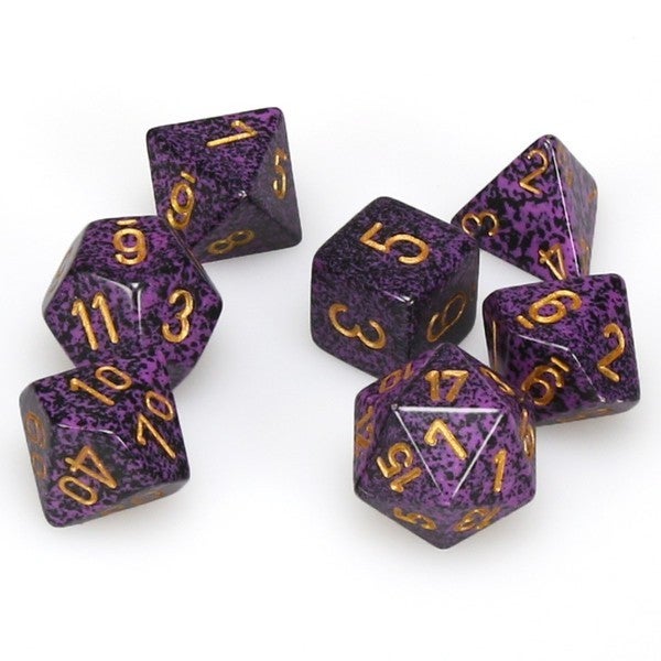 Speckled Hurricane 7pc Dice Set
