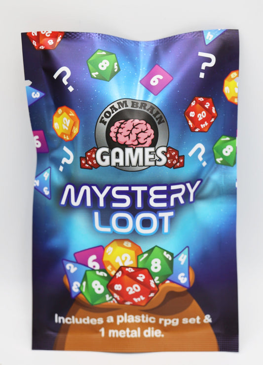 Mystery Loot Dice Set with Bonus Metal Dice