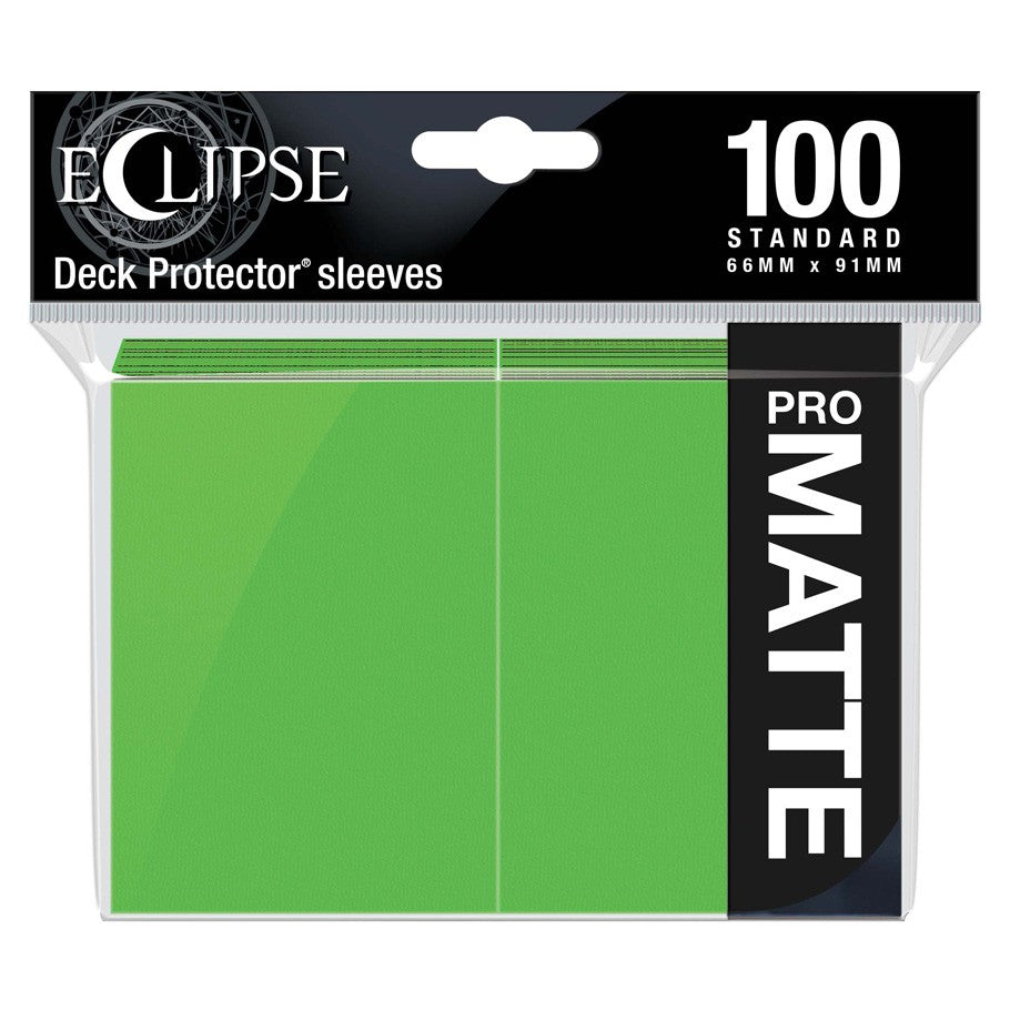 Pro-Matte Eclipse Lime Green Sleeves 100ct