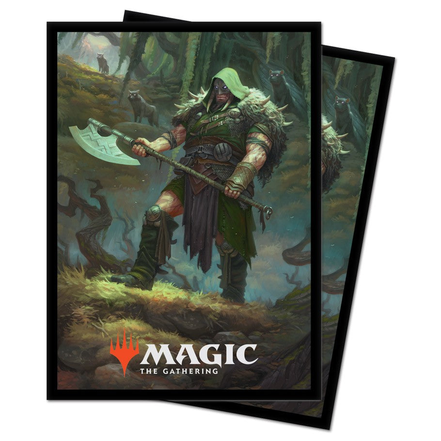 Magic The Gathering: Throne of Eldraine Garruk, Cursed Huntsman Sleeves