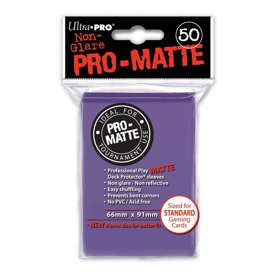 Pro-Matte Purple Sleeves 50ct